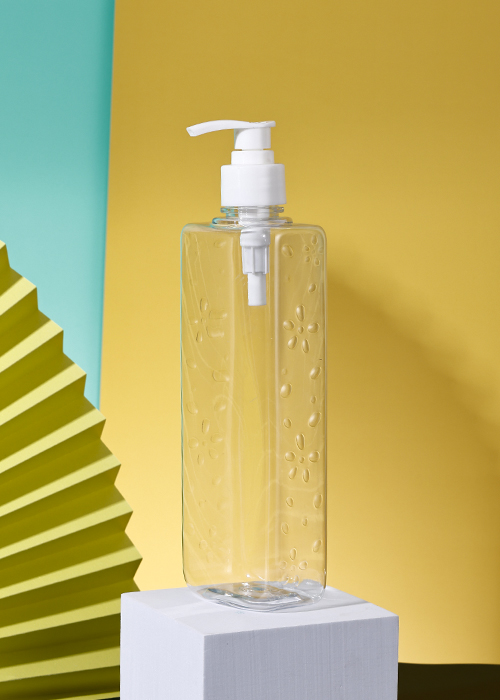 ขวดเจลทำความสะอาดมือ PET Clear Lotion ขนาด 400 มล