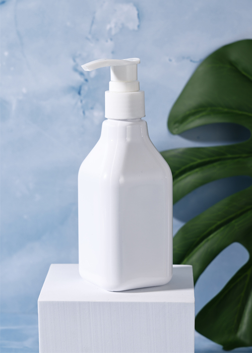ขวดปั๊มโลชั่น PET สีขาว 300ml