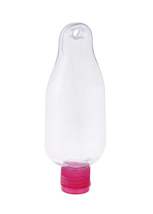 ขวด PETG แบบคว่ำขวดขนาด 50-60 มล. เจลทำความสะอาดมือแบบใช้แล้วทิ้งขวดพลิก