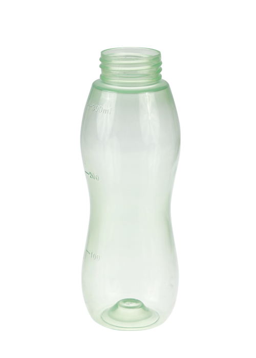 300ml สีเขียวใส PP ฉีดเป่าน้ำเกลือทำความสะอาดจมูกขวดน้ำ